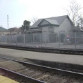 Across the tracks from the Stockton Amtrak station is an old house that looks abandoned, but isn't