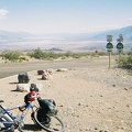 Hurray, I've made it to Hell's Gate at 2000 ft and look back down into Death Valley