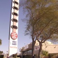 Baker's &quot;world's tallest thermometer&quot; says that it's 50 degrees F this morning