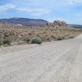 I head east, downhill, a couple of miles on Wild Horse Canyon Road until it reaches Black Canyon Road beyond the pinnacle ahead