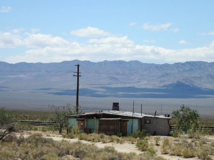 As I approach the train tracks, I pass the old Ivanpah General Store