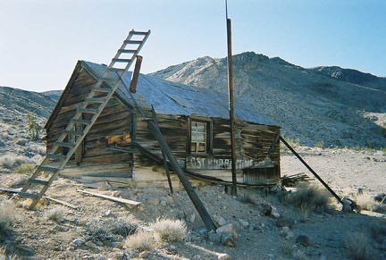The Lost Burro Mine's cabin