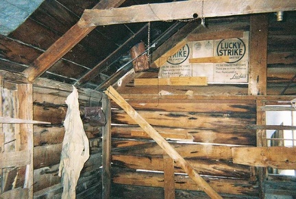Inside the Lost Burro Mine's cabin