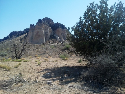 Well, this is as close as I've ever been to Lobo Point, Mojave National Preserve, that outcrop in front of me