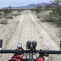 Crossing a dry mud flat near Sands on the way back across Devil's Playground