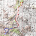 Summit Spring hiking route and Wild Horse Canyon bicycle ride