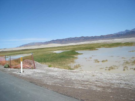 There's still some water in this end of Grimshaw Dry Lake