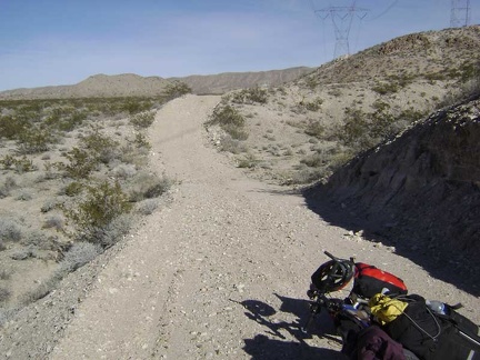 To get out of the sandy wash, I opt for a &quot;high road&quot; that looks like a short bypass