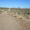 This part of Hart Mine Road follows an old railway grade that dates back to the old mining days