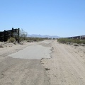 I'm happy when I get past Desert siding, cross under the tracks, and reach some old pavement