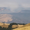 Smoke over the Diablo Range near Calaveras Reservoir, August 2020