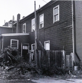 5524 Gerrish Street, Halifax, Nova Scotia (rear), Fall 1982  (now Buddy Daye Street)