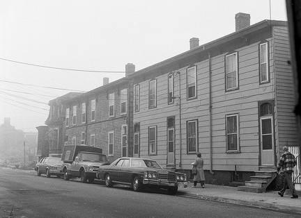 Foggy day, 2315-29 Creighton Street, Halifax, Nova Scotia, Fall 1982